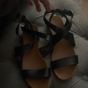 Black sandals
